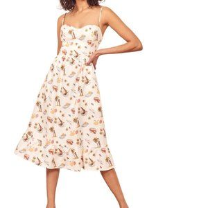 REFORMATION EILEEN DRESS TROPEZ